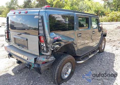 2006 Hummer H2 Suv из США, поврежденный, VIN 5GRGN23U76H118288